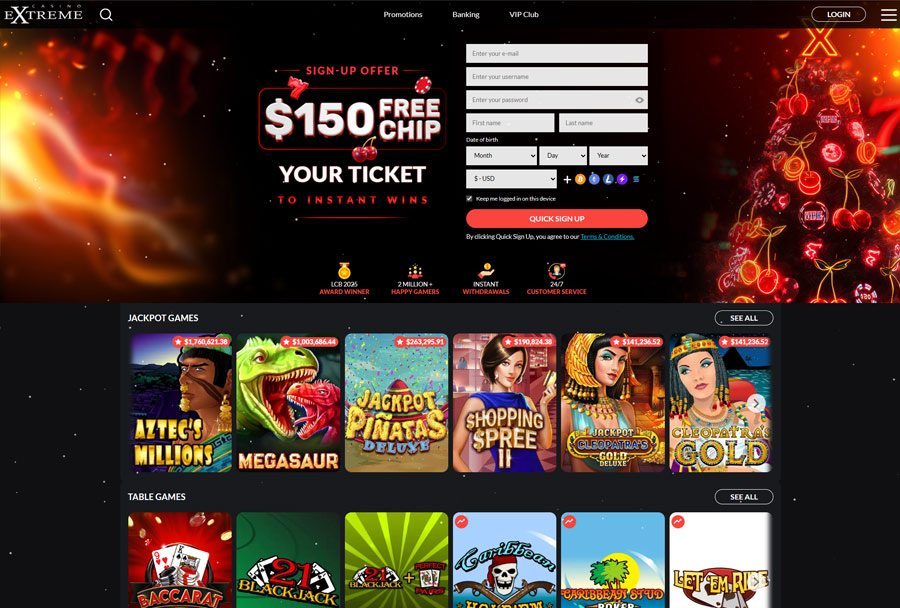 Casino Extreme – Veteran Bitcoin Casino With Lightning Network Support