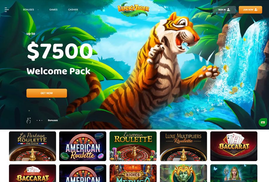Lucky Tiger Casino: 10 Cryptocurrencies on RTG Platform