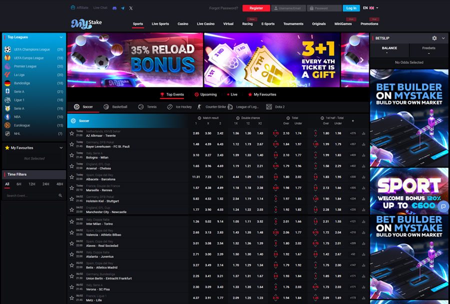 MyStake – Crypto-Forward Sportsbook With Integrated Betting Tools